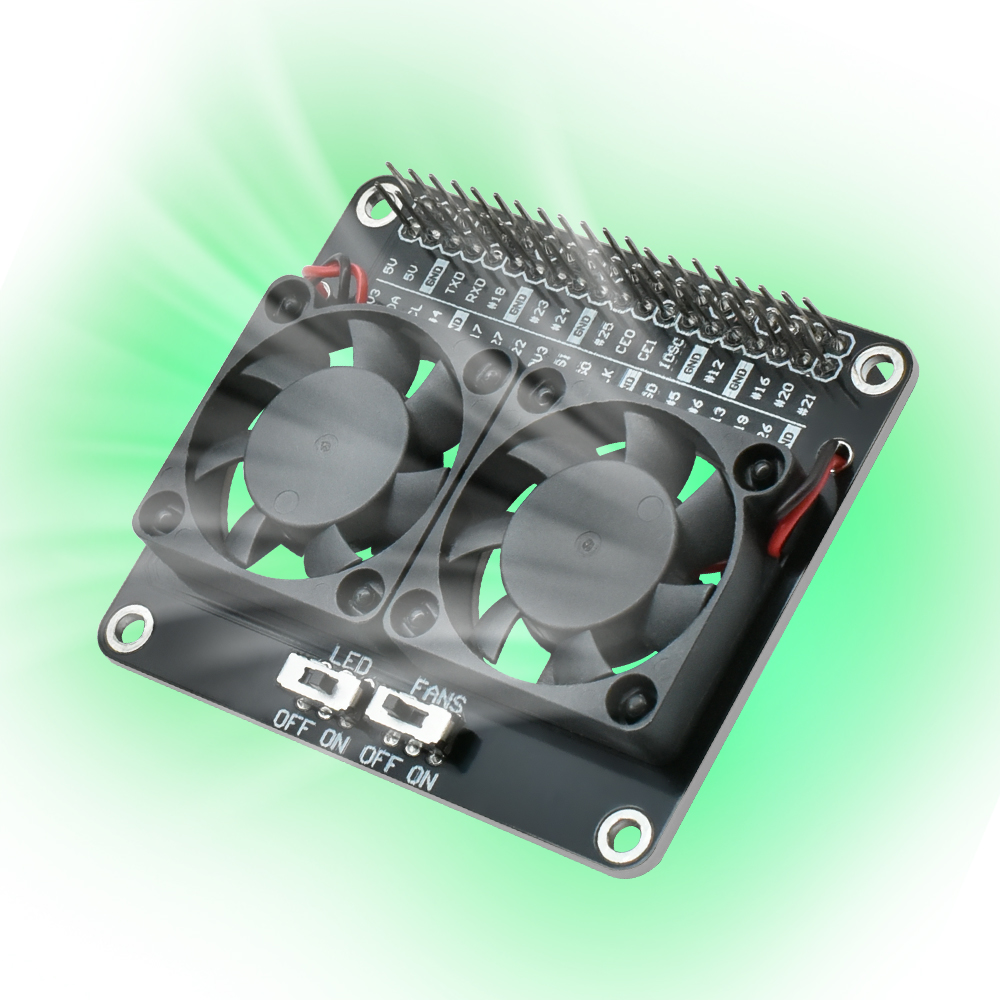 RPI Dual Cooling Fan Shield de - Raspberry Pi Water Cooling Kit ulasan dan harga