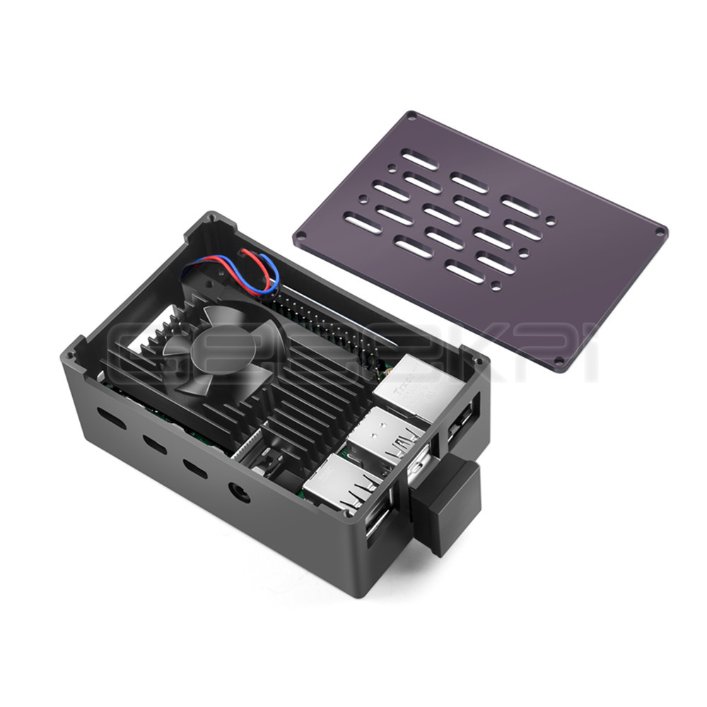 Geeekki Cangkang Hitam Casing  - Argon One V3 M.2 Nvme Case ulasan dan harga